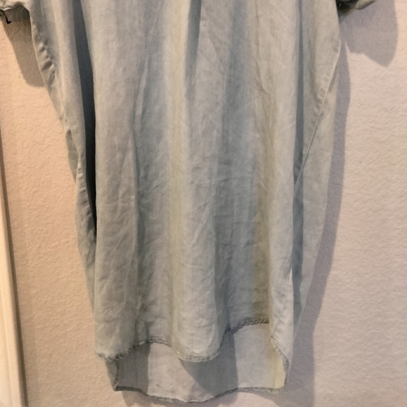 Thread & Supply Light Blue Shirt Dress - Picture 4 of 6